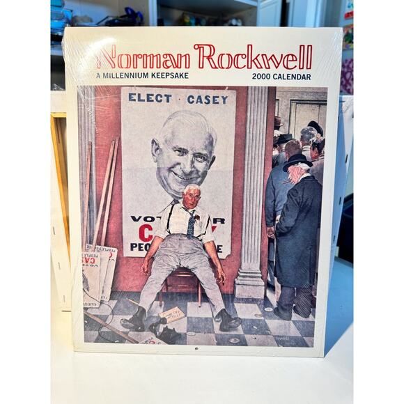 Vintage 2000 Norman Rockwell Calendar-A Millennium KeepsakeKeepsake - Picture 1 of 2